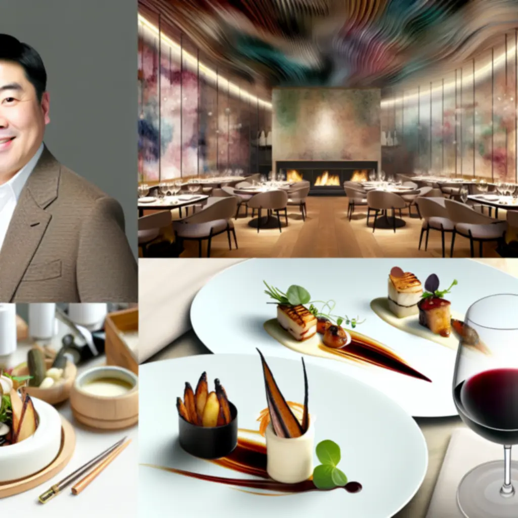 Chef presenteert gastronomisch menu met wijnpairing