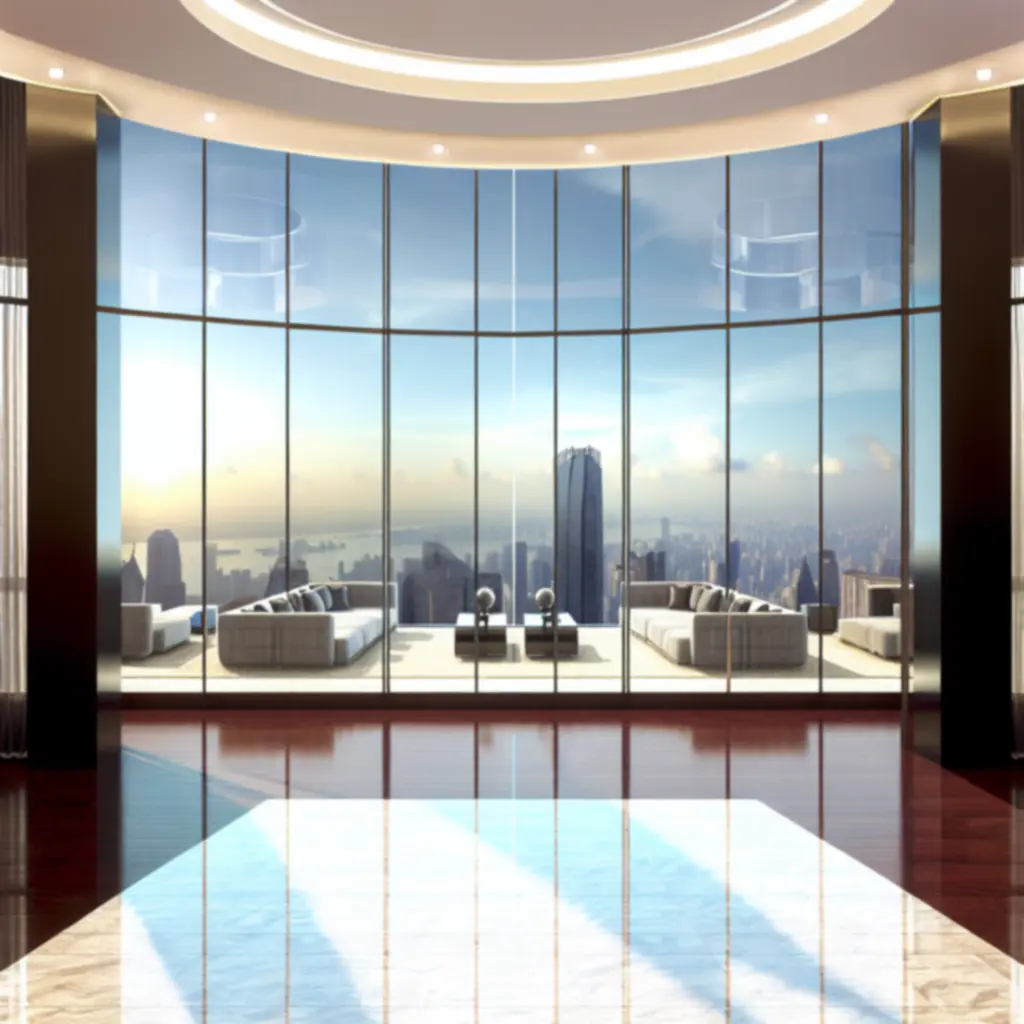 Skyline VIP Suite met vloer-tot-plafond ramen